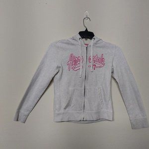 WHITE AND PINK AEROPOSTALE JACKET